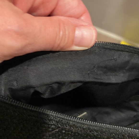 The Sak Black Crocheted Shoulder Bag, Boho, Gently Used Condition, nice size - Picture 9 of 14